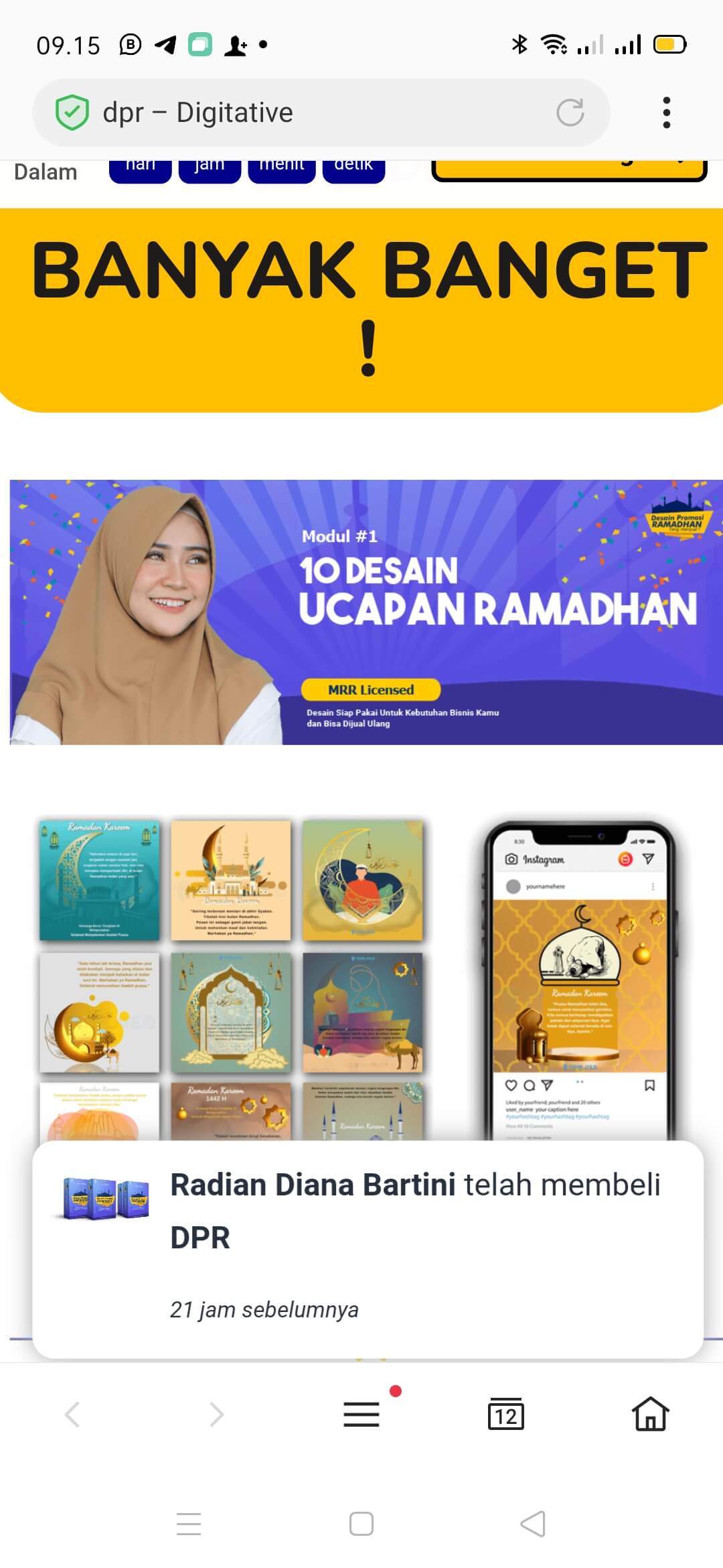 Kartu Ucapan Ramadhan