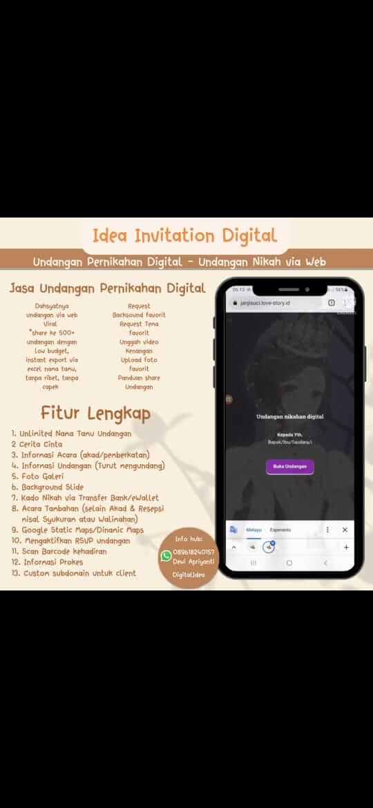 Undangan Digital via Web